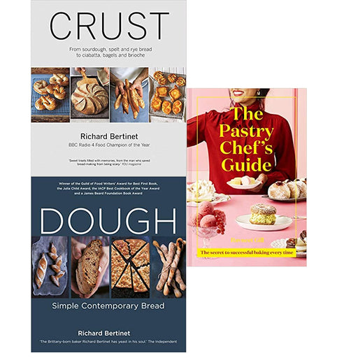 Crust Sourdough, Dough, Pastry Chef's 3 Books Collection Set - The Book Bundle