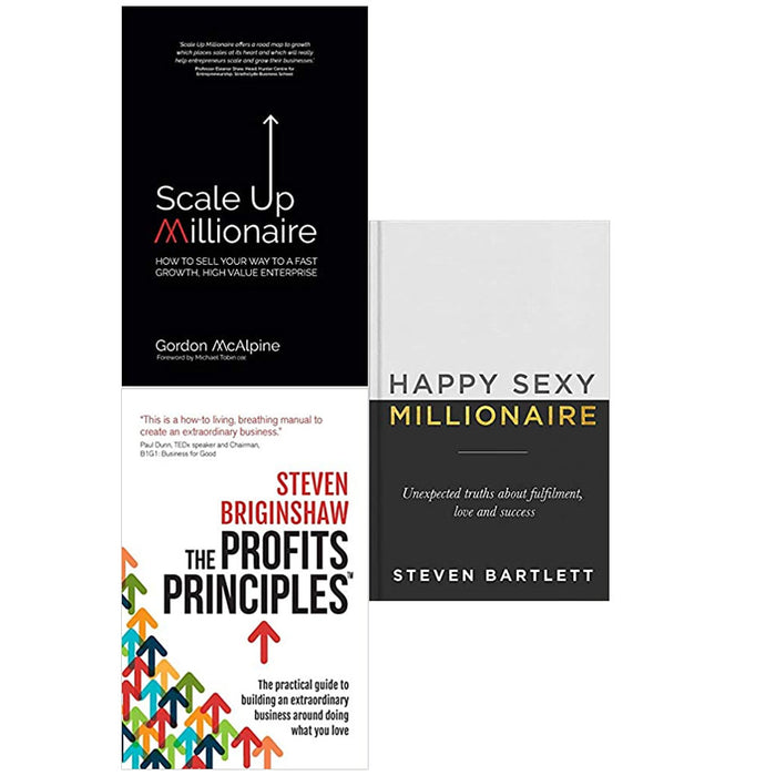 Scale Up Millionaire,The Profits Principles,Happy Sexy Millionaire 3 Books Set - The Book Bundle