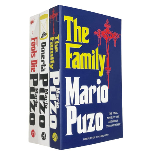 Mario Puzo 3 Books Collection Set Omerta, The Family and Fools Die - The Book Bundle