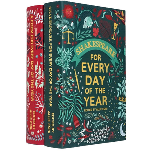 A Poem for Every Day of the Year & Shakespeare for Every Day of the Year 2 Books Collection Set By Allie Esiri - The Book Bundle