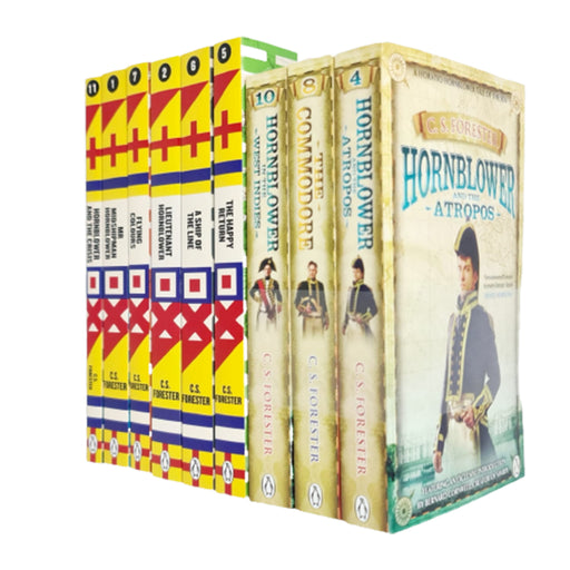 Hornblower Saga By C S Forester  9 Books Collection Set (Atropos,Commodore,Ship) - The Book Bundle