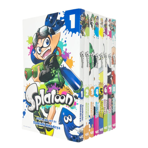 Splatoon Series By Sankichi Hinodeya 8 Books Collection 1-8 NEW - The Book Bundle