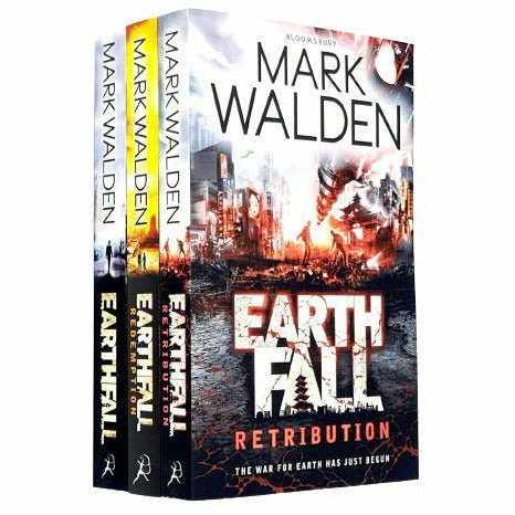 Earthfall Mark Walden Collection 3 Books Collection Set With Gift Journal (Earthfall, Retribution, Redemption) - The Book Bundle