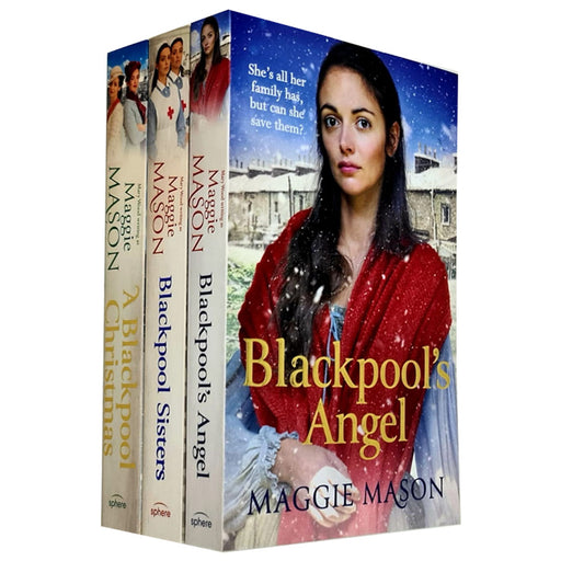 Sandgronians Trilogy Book Series 3 Books Collection Set by Maggie Mason (Blackpool Sisters, Angel, Christmas) - The Book Bundle