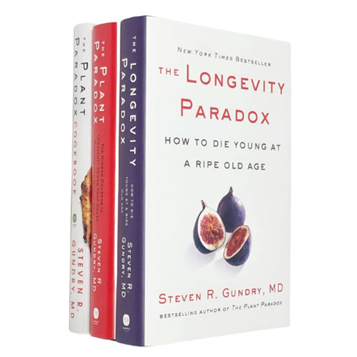 Steven Gundry 3 Books Collection Set (The Plant Paradox, The Plant Paradox Cook Books, The Longevity Paradox) - The Book Bundle