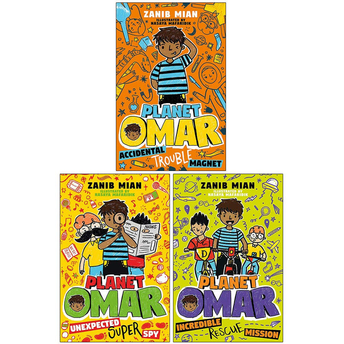Planet Omar Series 3 Books Collection Set - The Book Bundle