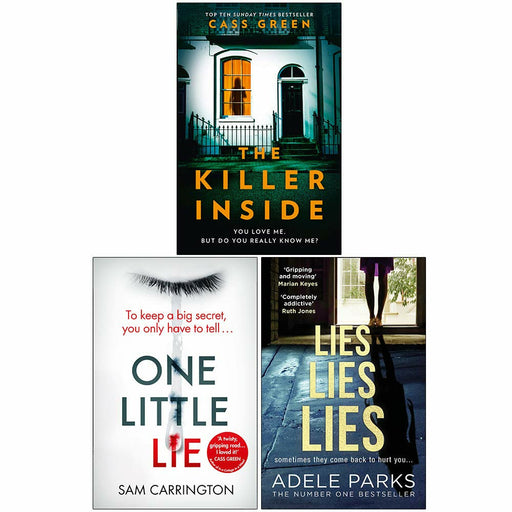 Killer Inside, One Little Lie, Lies Lies Lies 3 Books Collection Set By Cass Green - The Book Bundle