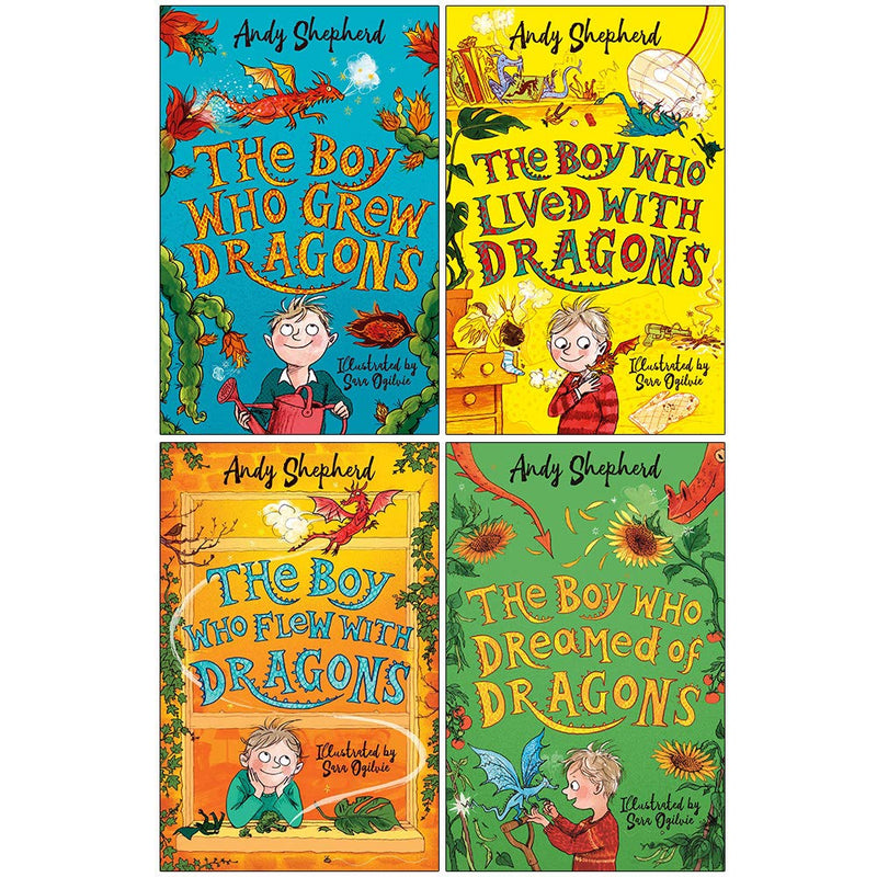 The Boy Who Grew Dragons Series 4 Books Collection Set - The Book Bundle