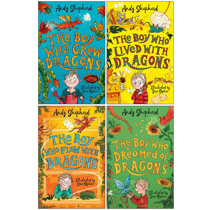 The Boy Who Grew Dragons Series 4 Books Collection Set - The Book Bundle