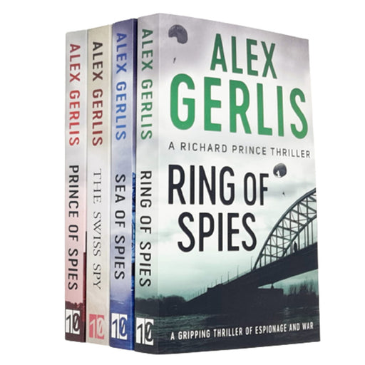 The Richard Prince Thrillers & Spy Masters By  Alex Gerlis 4 Books Collection Set - The Book Bundle