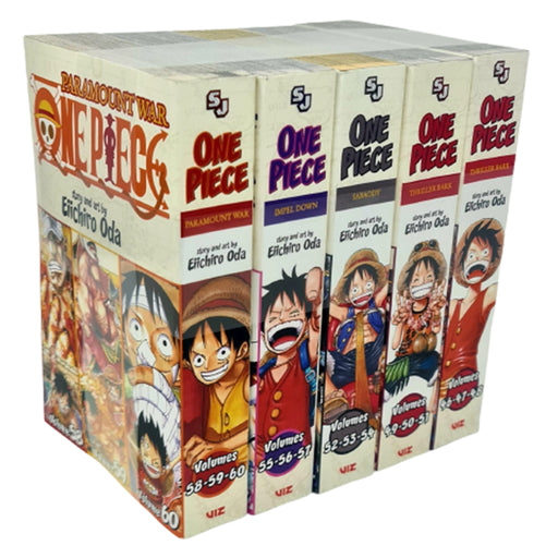 One Piece (3-in-1) Parmount War , Impel Down,  Sabnody , Thriller Bark 5 Books Set - The Book Bundle