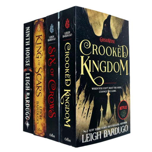 Leigh Bardugo 4 Books Set (King of Scars, Ninth House, Crooked Kingdom, Crows) - The Book Bundle
