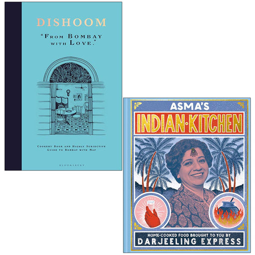 Dishoom From Bombay with Love & Asmas Indian Kitchen 2 Books Collection Set - The Book Bundle