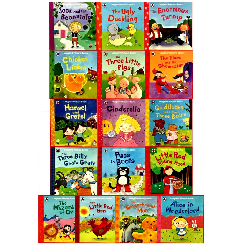 Ladybird Tales 16 Picture Books Collection Set Inc Cinderella Puss in Boots - The Book Bundle