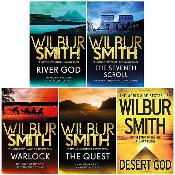 Wilbur Smith Egyptian Series 5 Books Bundle Collection - The Book Bundle