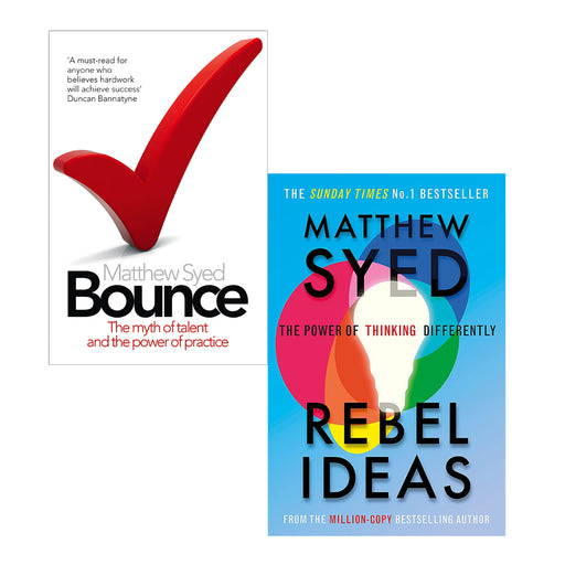 Rebel Ideas & Bounce By Matthew Syed 2 Books Collection Set - The Book Bundle