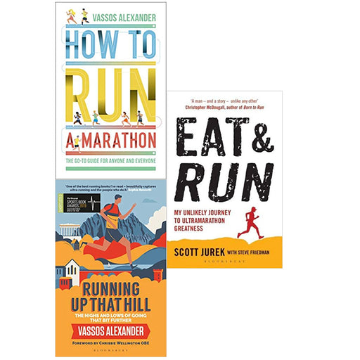 How to Run a Marathon , Running Up That Hill , Eat and Run: My Unlikely Journey to Ultramarathon 3 Books Collection Set - The Book Bundle