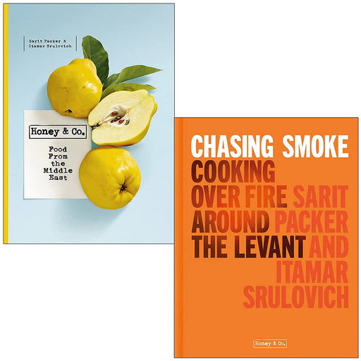 Honey & Co: Food from the Middle East, Chasing Smoke: Cooking over Fire Around the Levant 2 Books Collection Set - The Book Bundle
