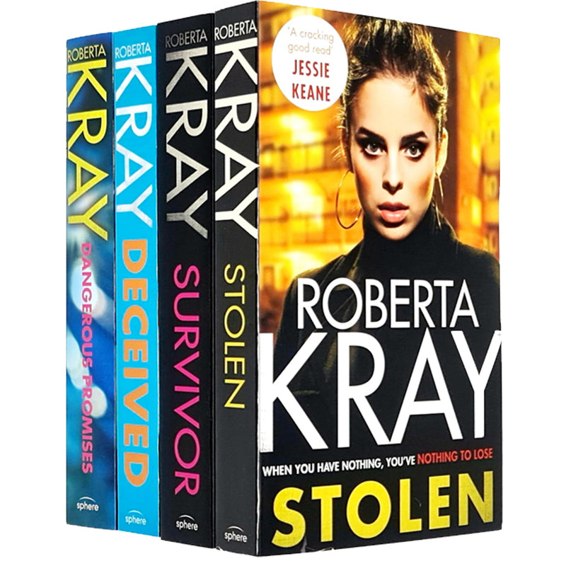 Roberta Kray 4 Books Collection Set (Survivor,Deceived,Dangerous,Stolen) NEW - The Book Bundle