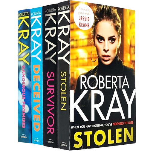 Roberta Kray 4 Books Collection Set (Survivor,Deceived,Dangerous,Stolen) NEW - The Book Bundle