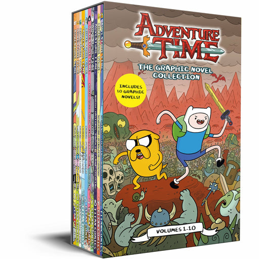 Adventure Time Series Volume 1 - 10 Graphic Novel Books Collection Box Set - The Book Bundle