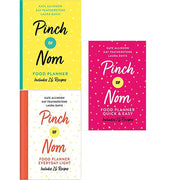 Pinch of Nom Food Planner Series  By Kay Featherstone3 Books Collection Set ( Includes 26 New Recipes , Everyday Light, Quick & Easy) - The Book Bundle