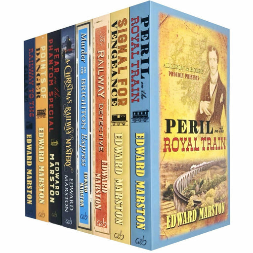 Edward Marston Railway Detective series 8 Books Collection Set Points of Danger - The Book Bundle