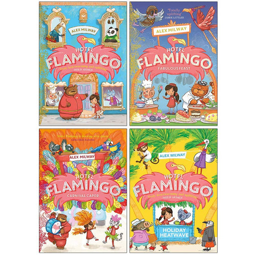 Hotel Flamingo Series 4 Books Collection Set By Alex Milway - The Book Bundle