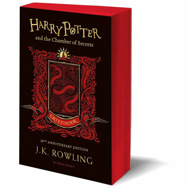 Harry Potter Gryffindor Edition 5 Books Collection Set By J.K. Rowling PB NEW - The Book Bundle