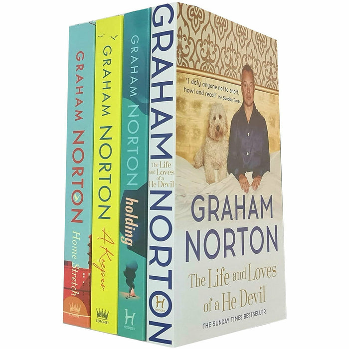 Graham Norton Collection 4 Books Set (A Keeper, Holding, The Life and Loves of a He Devil, Home Stretch) - The Book Bundle