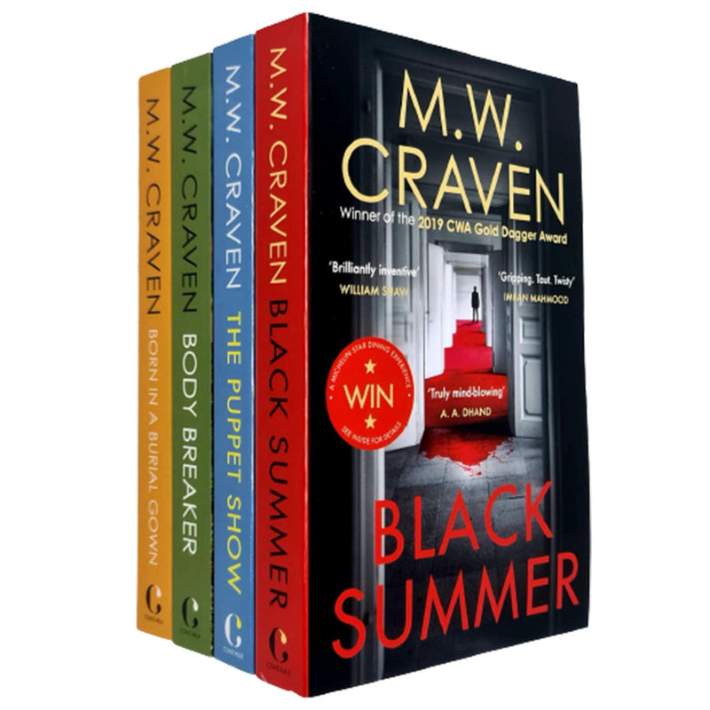Washington Poe and Avison Fluke Series 4 Books Collection Set By M. W. Craven - The Book Bundle