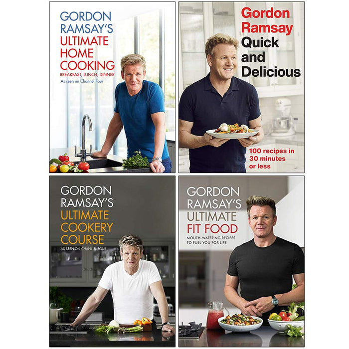 Gordon Ramsay Collection 4 Books Set  Hardcover NEW - The Book Bundle