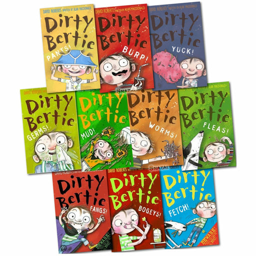Dirty Bertie Series 1 Collection By Alan MacDonald 10 Books Gift Set - The Book Bundle
