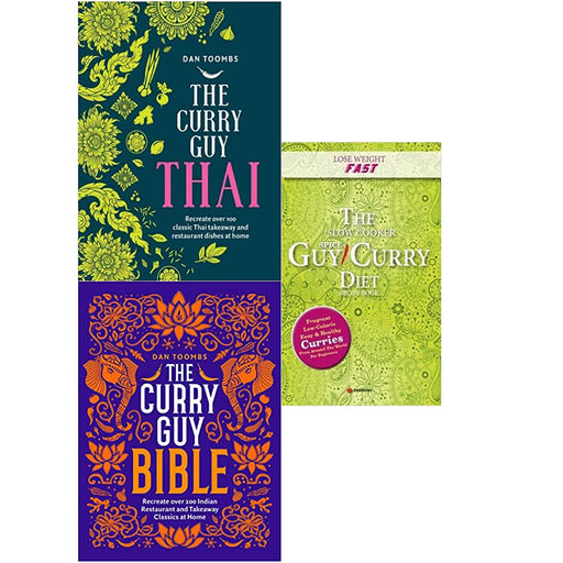 Curry Guy Thai, The Curry Guy Bible , Lose Weight Fast The Slow 3 Books Collection Set - The Book Bundle