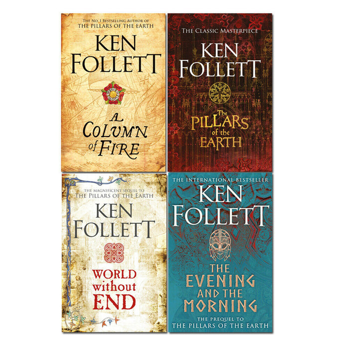 Kingsbridge Novels Collection 4 Books Set By Ken Follett (The Evening