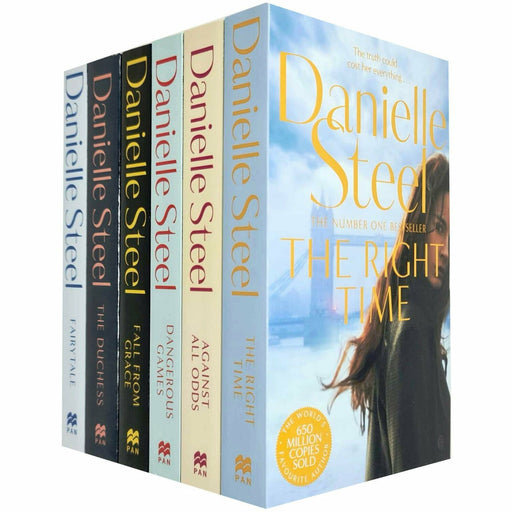 Danielle Steel 6 Books Collection Set (The Right Time, Fairytale, Fall From Grace, Against All Odds, Dangerous Games) - The Book Bundle