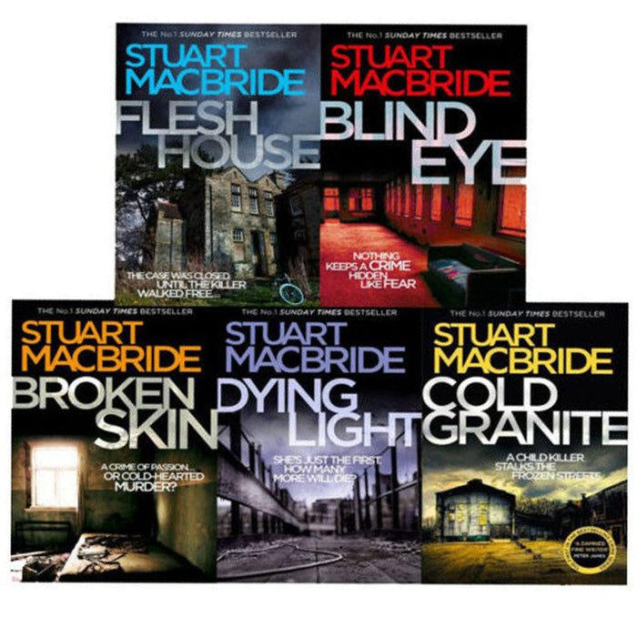 Stuart MacBride Logan McRae Series 1 Collection (1to5) 5 Books Set Cold Granite - The Book Bundle