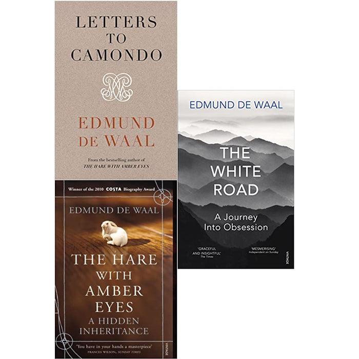 Edmund de Waal 3 Books Collection Set (Letters to Camondo, The White Road, Amber Eyes) - The Book Bundle