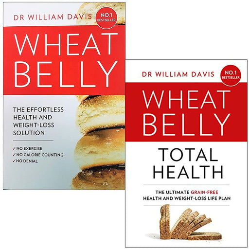Wheat Belly & Wheat Belly Total Health By Dr William Davis Collection 2 Books Set - The Book Bundle