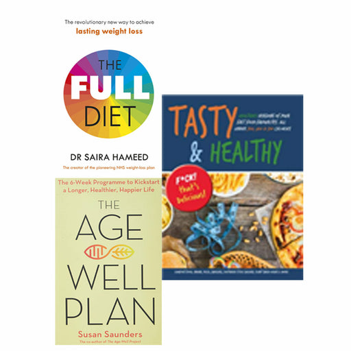 Tasty & Healthy, The Age-Well Plan & The Full Diet 3 Books Set - The Book Bundle