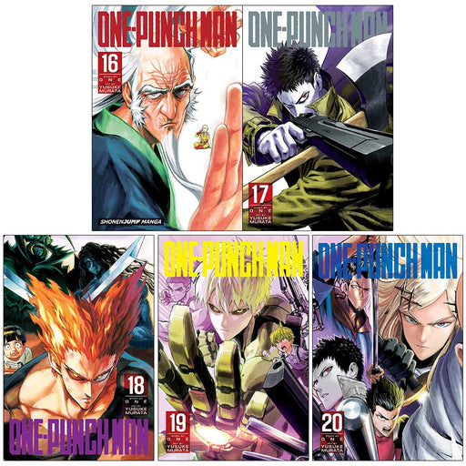 One-Punch Man Series Vol 16-20 Collection 5 Books Set By Yusuke ONE & Murata Paperback - The Book Bundle