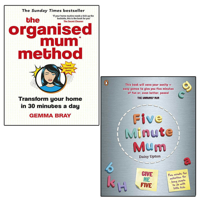 The Organised Mum Method & Five Minute Mum 2 Books Collection Set - The Book Bundle