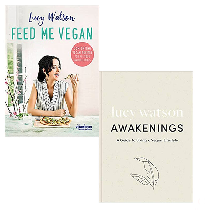 Lucy Watson 2 Books Collection Set (Awakenings,Feed Me Vegan) NEW - The Book Bundle
