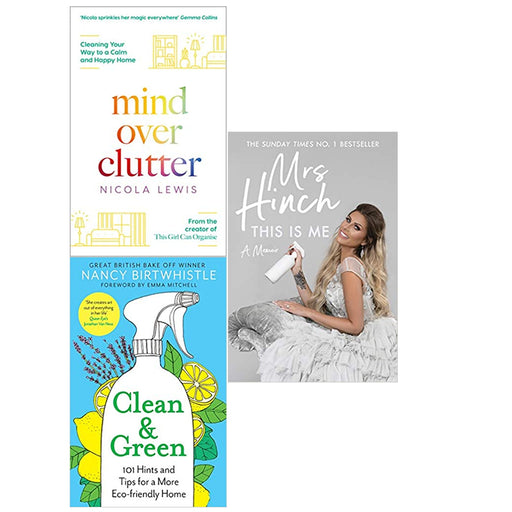 Mind Over clutter,Clean & Green,This Is Me 3 Books Collection Set - The Book Bundle