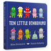 Ten Little Dinosaurs Board Book By Mike Brownlow - The Book Bundle