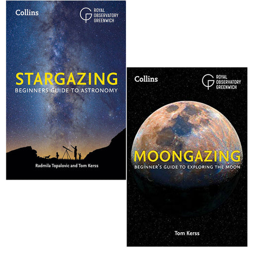 Royal Observatory Greenwich 2 bokks collection set (Collins Stargazing, Moongazing) - The Book Bundle