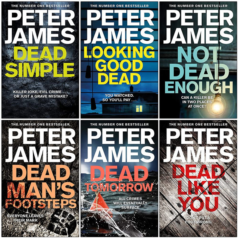 Roy Grace Series 1-6 Collection 6 Books Set By Peter James (Dead Simple) - The Book Bundle
