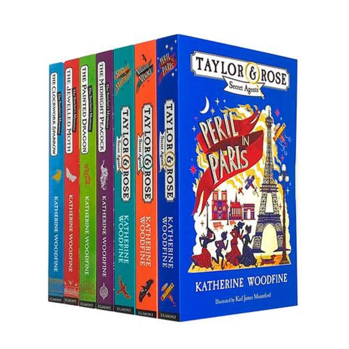 Katherine Woodfine 7 Books Set Taylor & Rose Secret Agents, Sinclair’s Mysteries - The Book Bundle