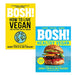 Bosh Vegan 2 Books Collection Set (BOSH! Healthy Vegan & BOSH! How to Live Vegan) - The Book Bundle