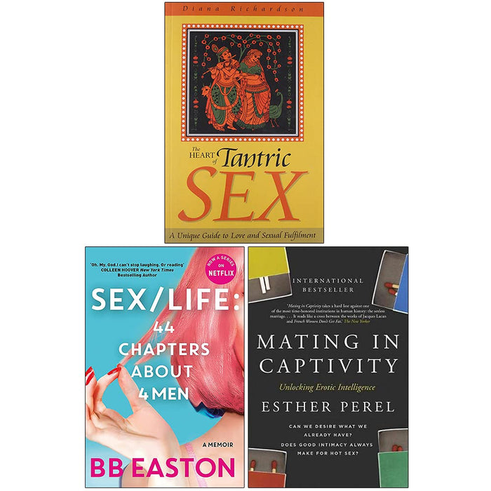 The Heart of Tantric Sex, Mating in Captivity, Sex/Life 44 Chapters About 4 Men 3 Books Collection Set - The Book Bundle